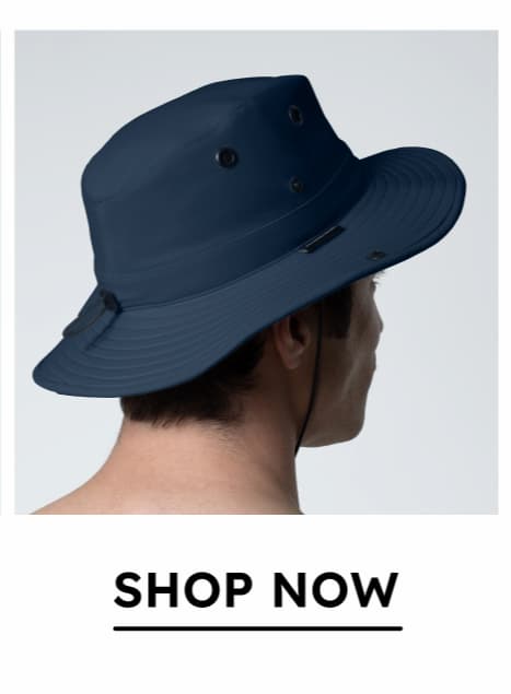 Trek All-Weather Hat in Navy/Steel Blue