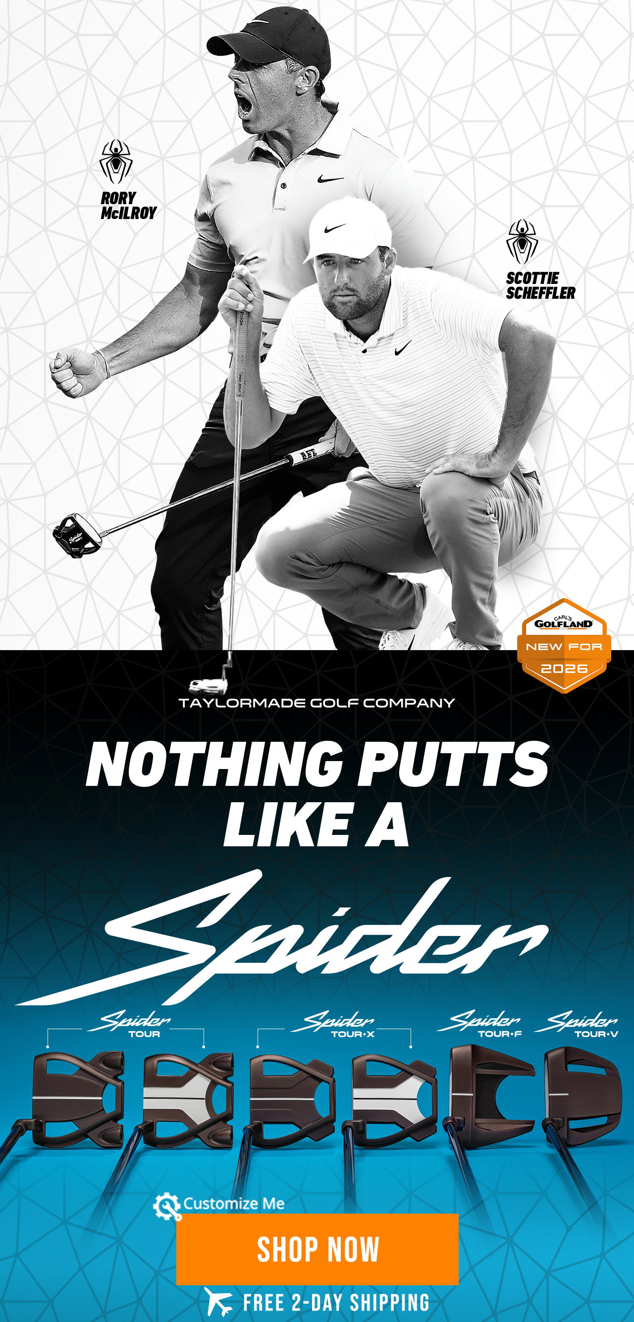 NEW | TaylorMade Spider Tour Putters