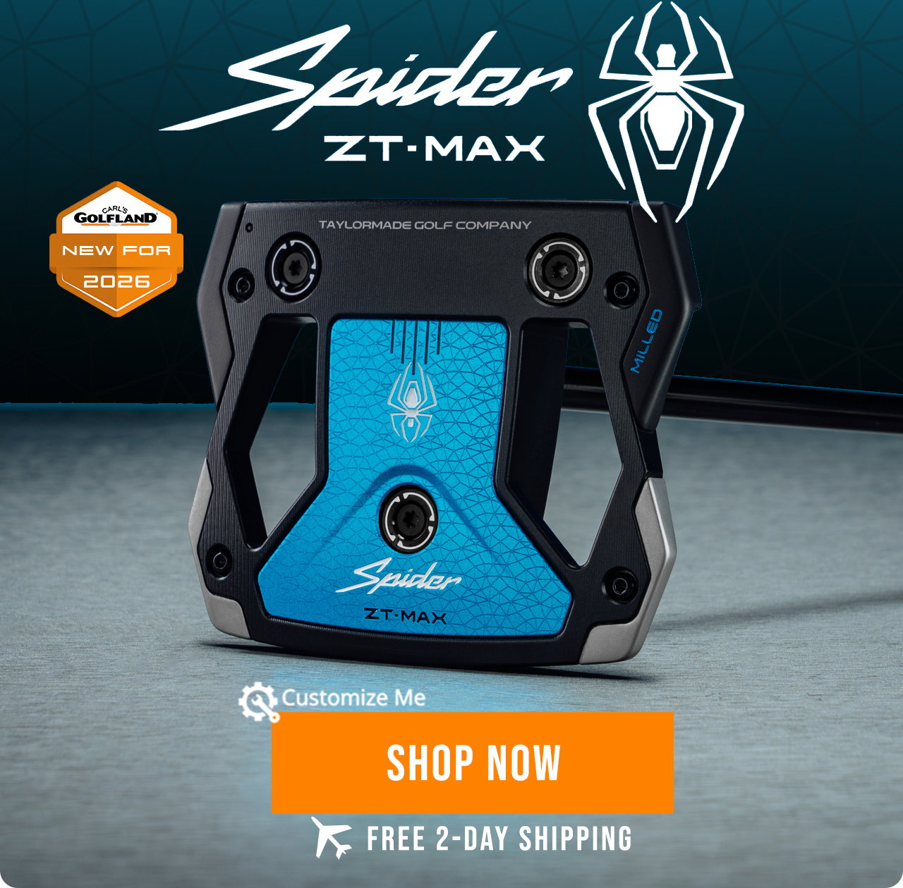 NEW | TaylorMade Spider ZT Max Putter