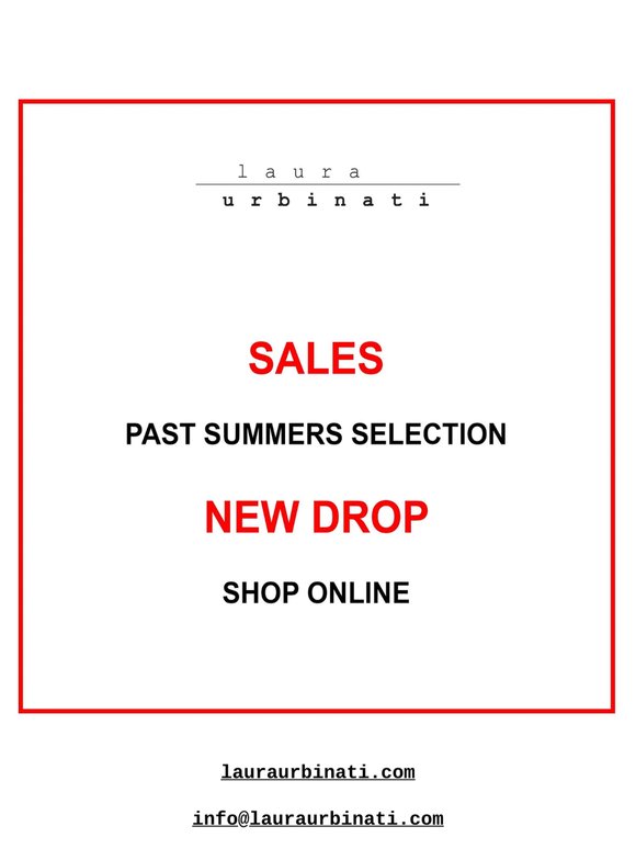 SALES - PAST SUMMERS SELECTION - NEW DROP