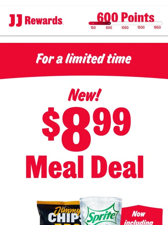 Score a Meal Deal for ONLY $8.99 🤑
