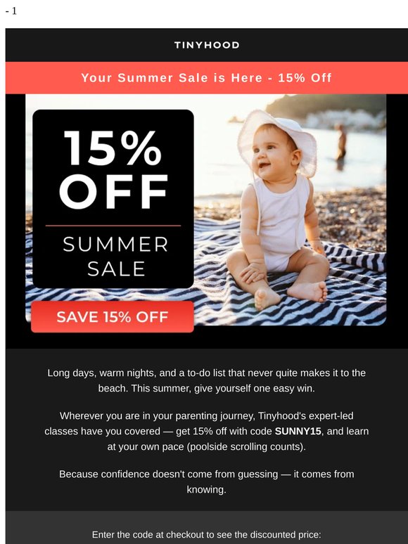 A fun summer, for both of you - 15% off ☀️