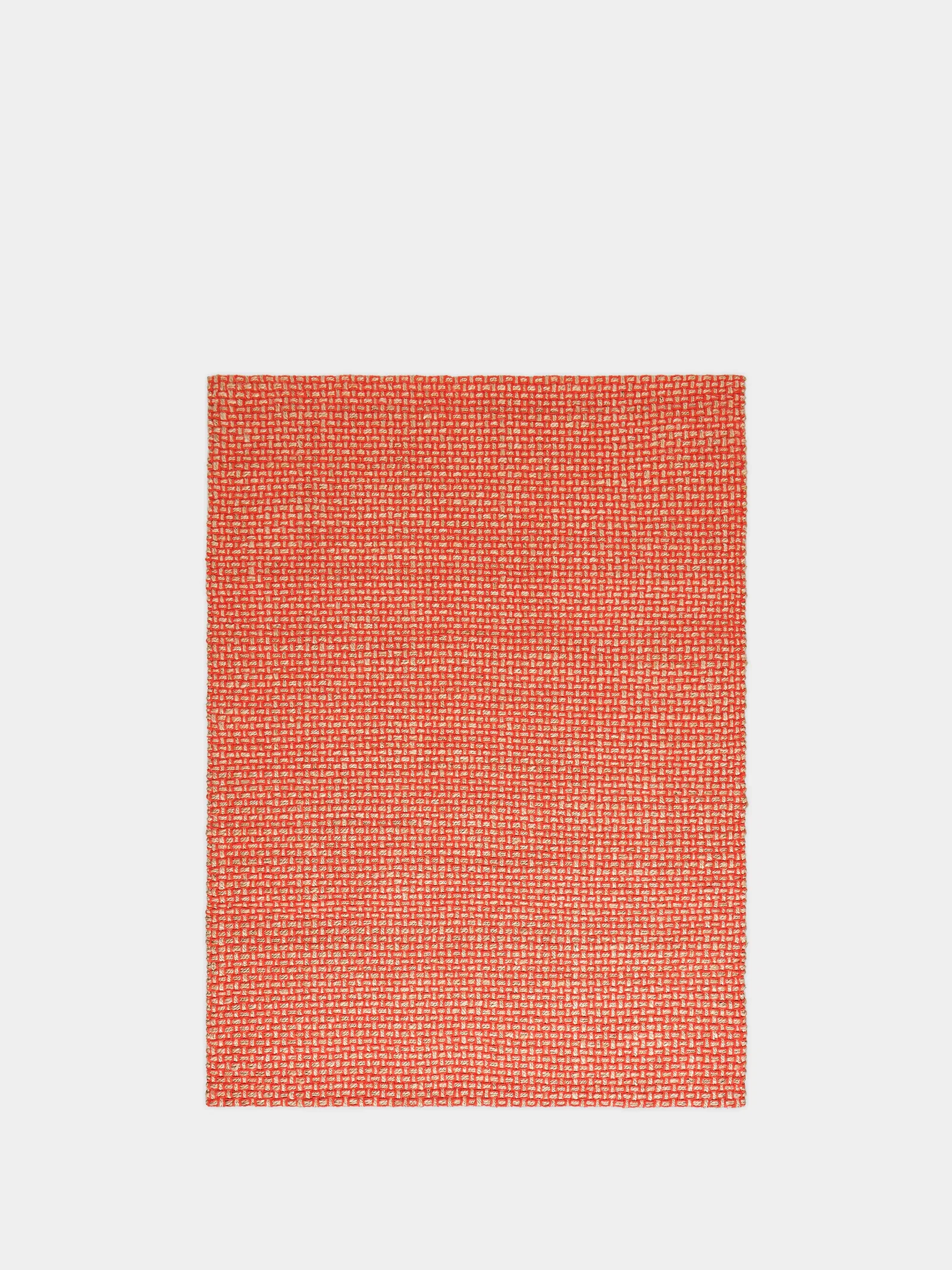 Image of Weave Rug | Orange Natural Jute