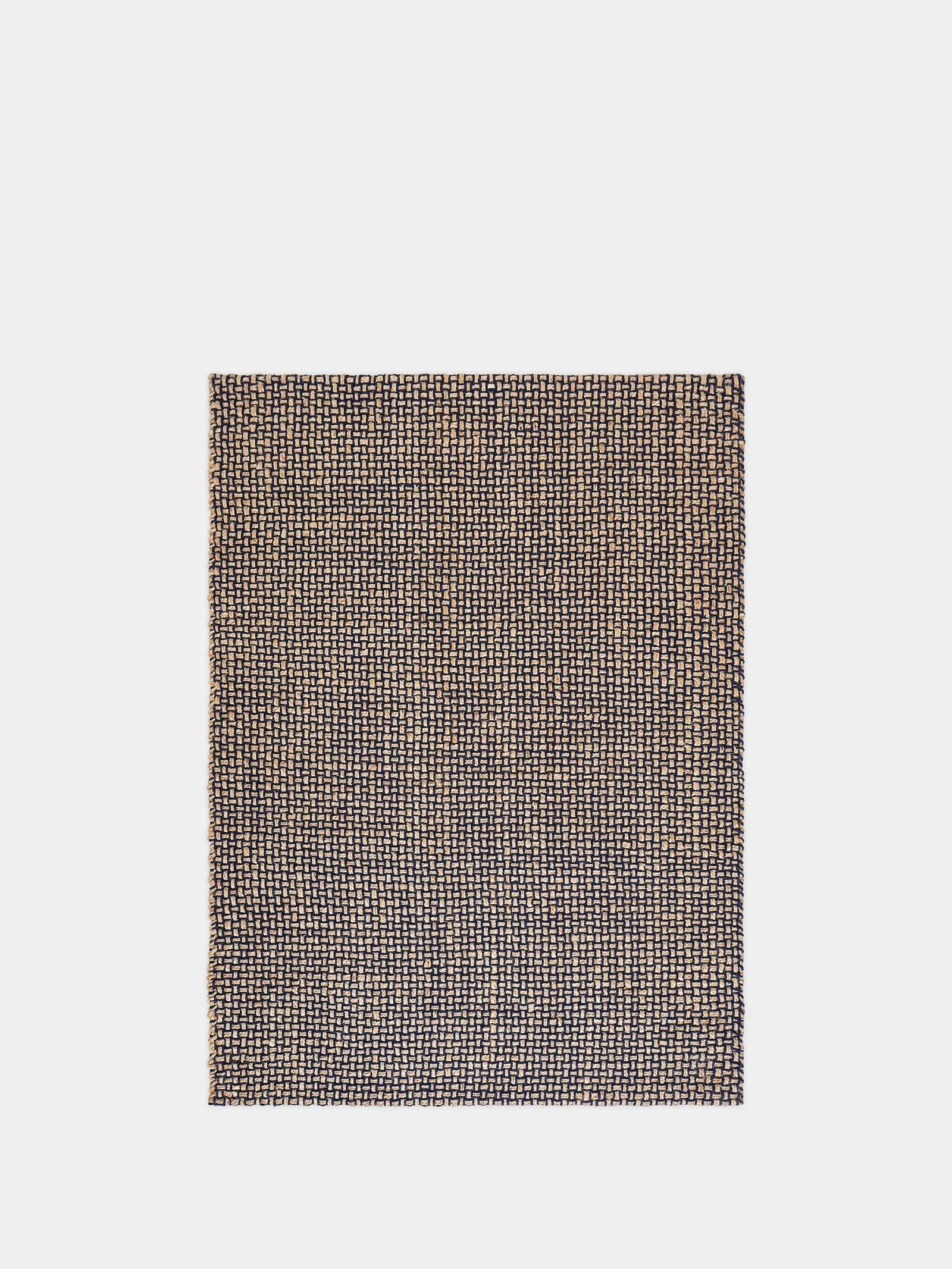 Image of Weave Rug | Blue Natural Jute