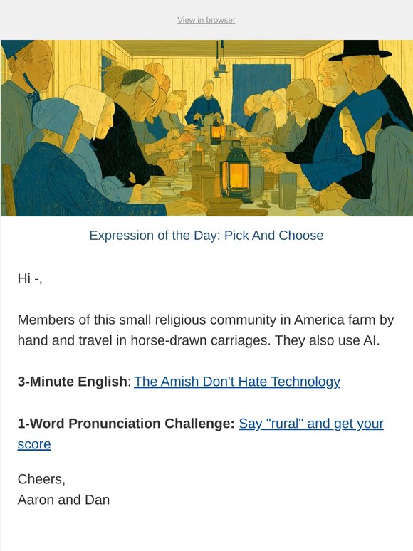 The Amish Don't Hate Technology