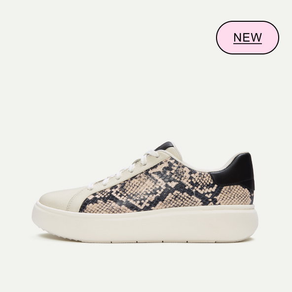 RTG Leather Trainers Snake