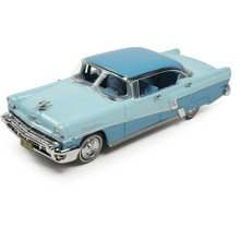 1956 Mercury Montclair Phaeton Lauderdale Blue & Niagara Blue 1:43 Scale Cast Resin Model Car by Goldvarg Collection