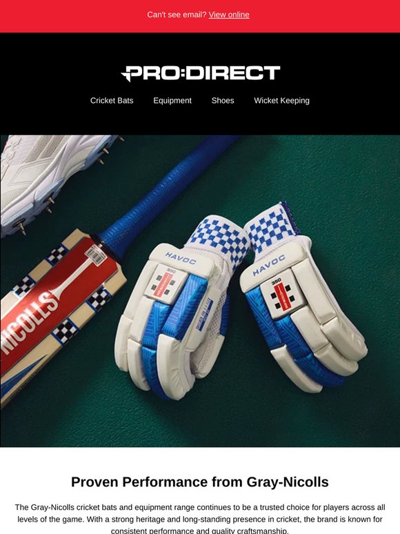 Play with Gray‑Nicolls Confidence