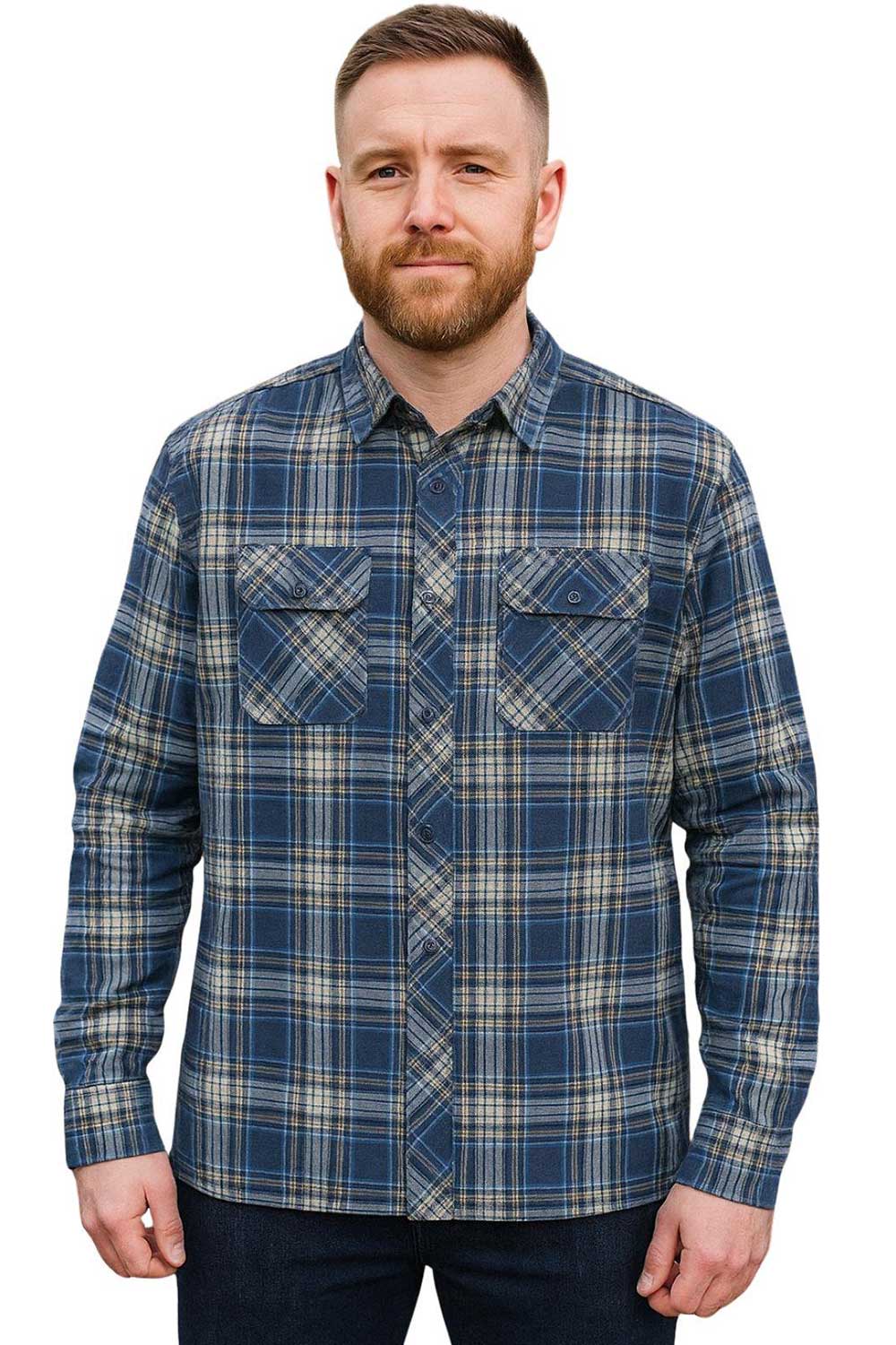Image of Men’s Classic Button Up Flannel Shirt