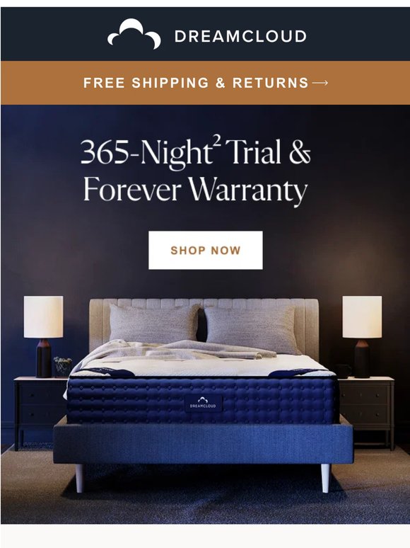 365 nights. A lifetime of comfort. 😴
