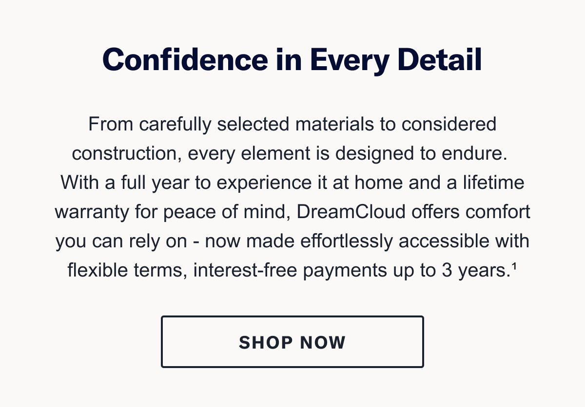 Confidence in every detail