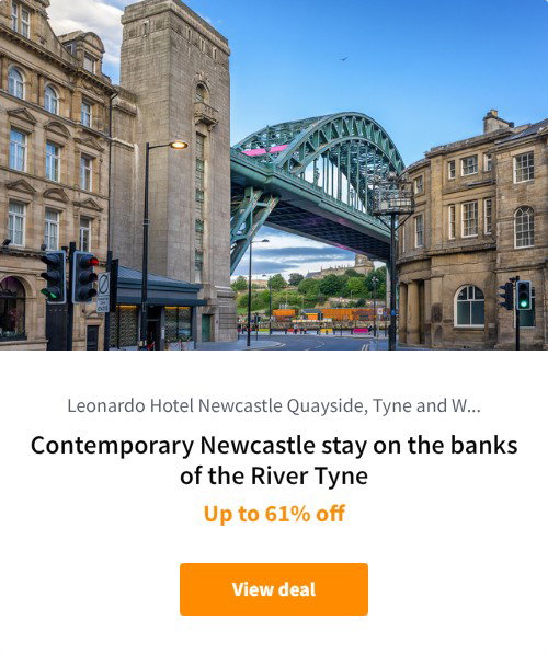 Contemporary Newcastle stay on the banks of the River Tyne