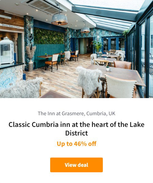 Classic Cumbria inn at the heart of the Lake District