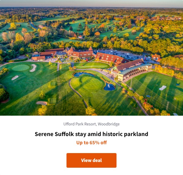 Serene Suffolk stay amid historic parkland