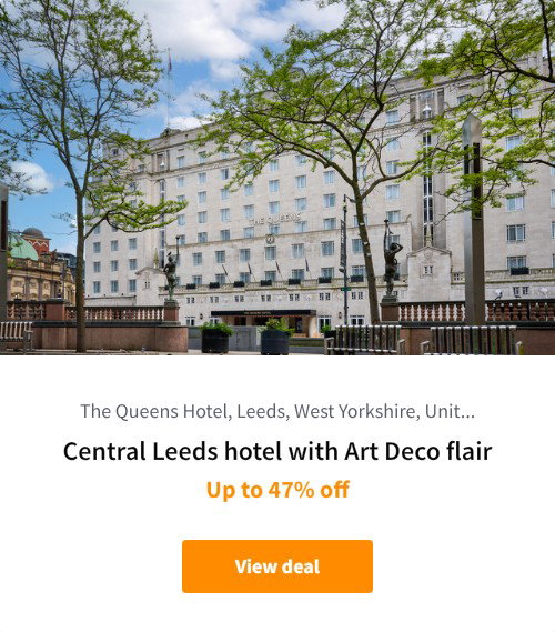 Central Leeds hotel with Art Deco flair
