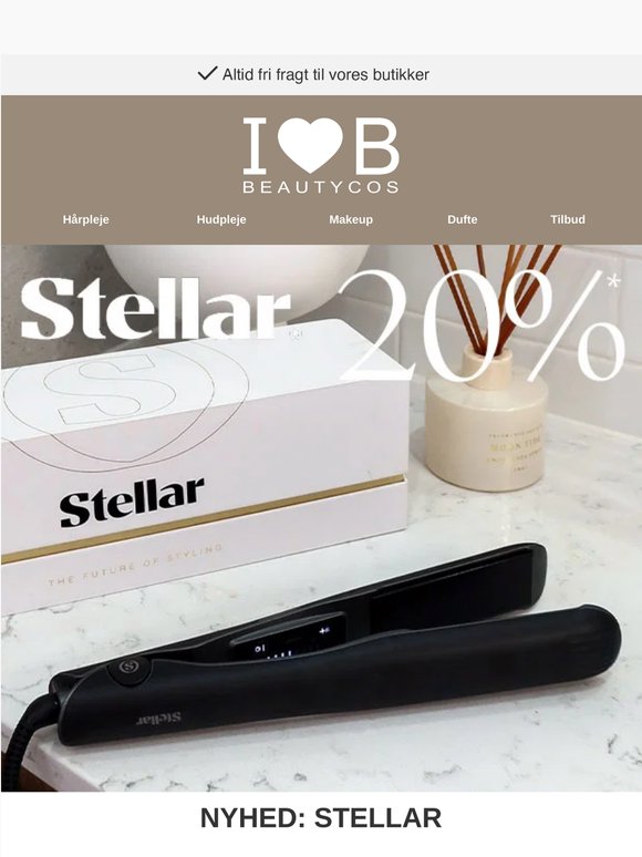 Prøv nyhed Stellar og spar 20% 😍