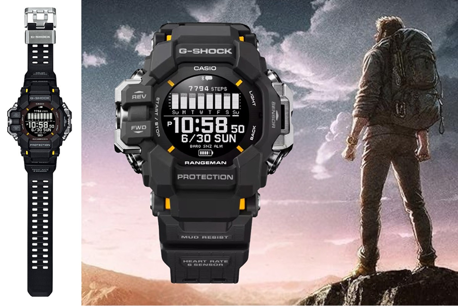 G-Shock Men's Master of G Land Rangeman Black Resin 53mm Watch GPRH1000-1
