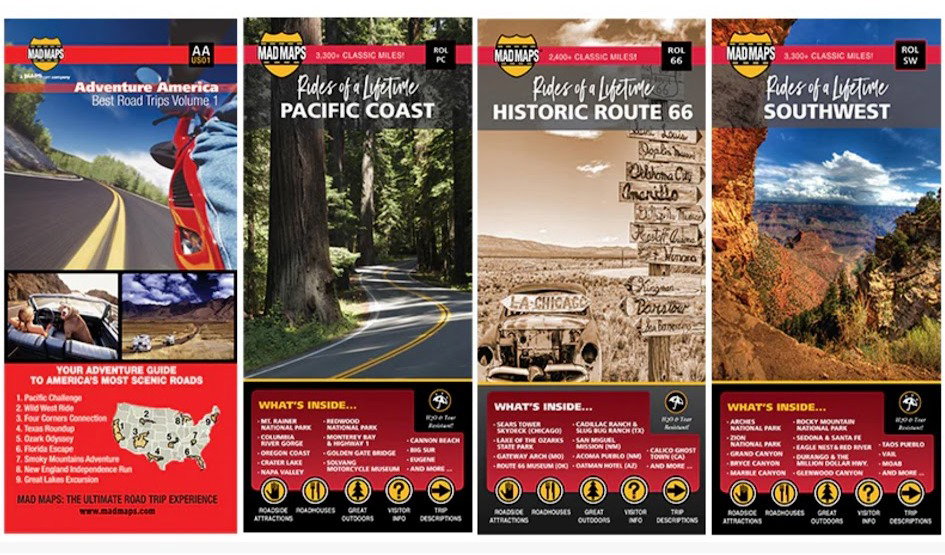 Road Trip Map Packs