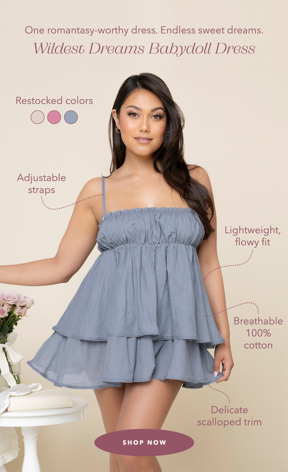 Shop Wildest Dreams Babydoll Dress