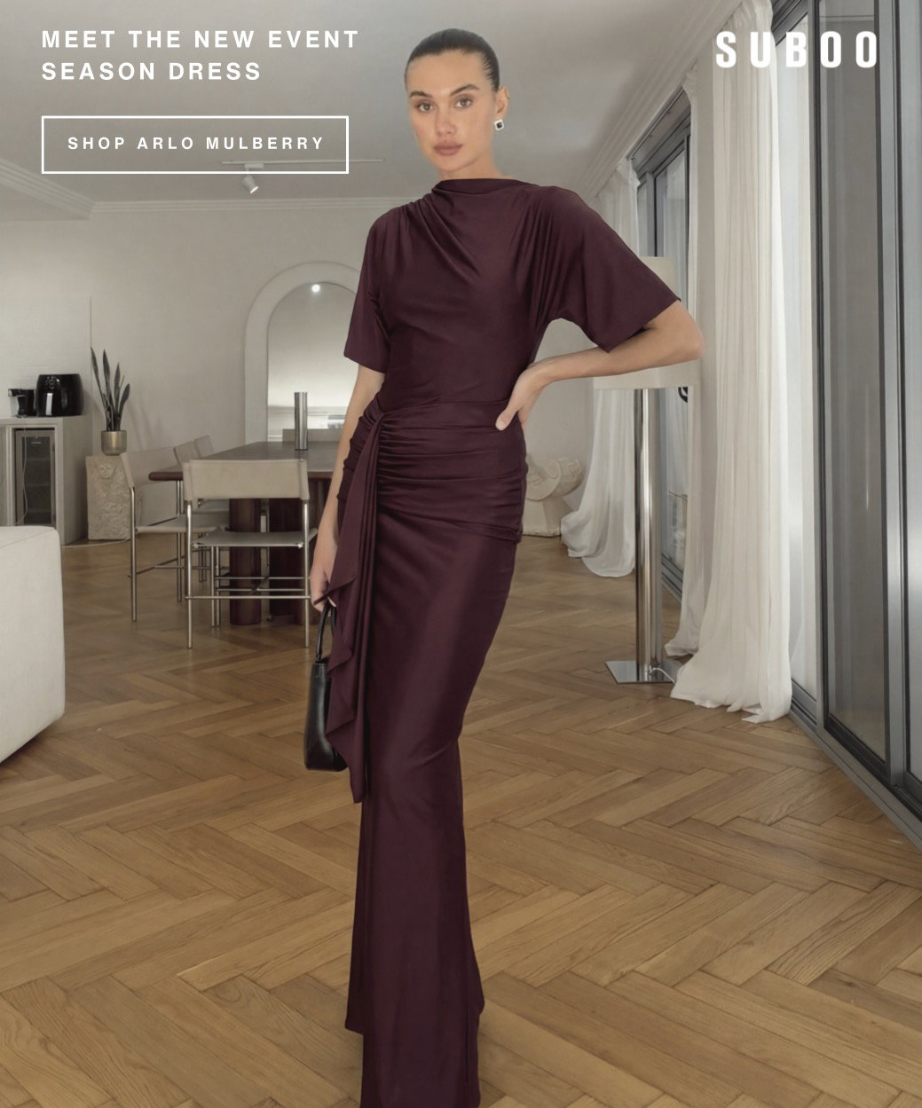 Arlo Maxi Dress - Mulberry