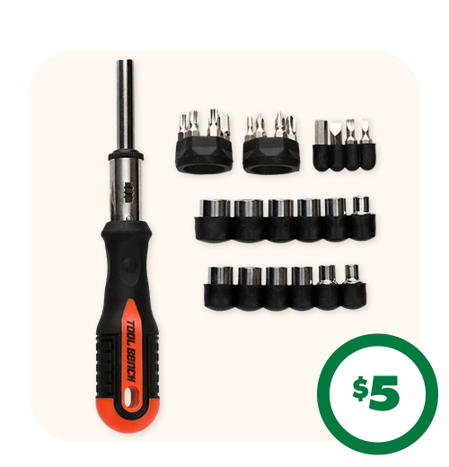 $5 29-pc. Screw Driver Sets