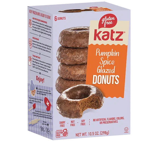 Image of Pumpkin Spice Glazed Donuts