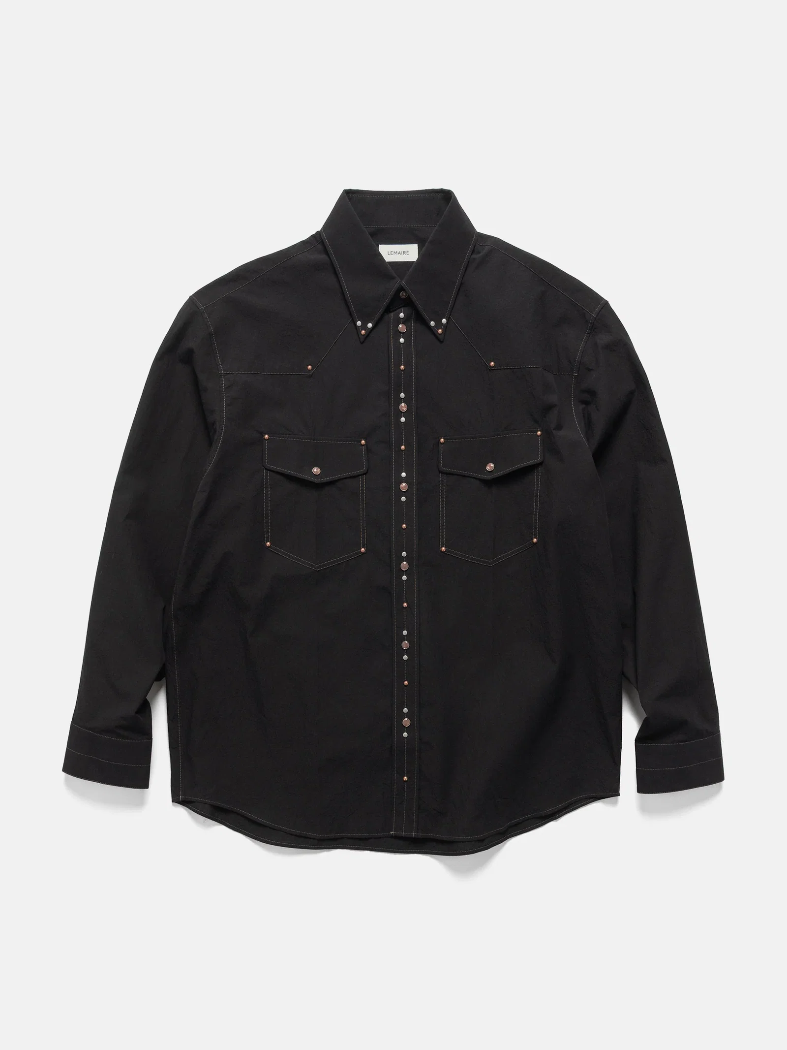 Image of Shirt With Studs Black