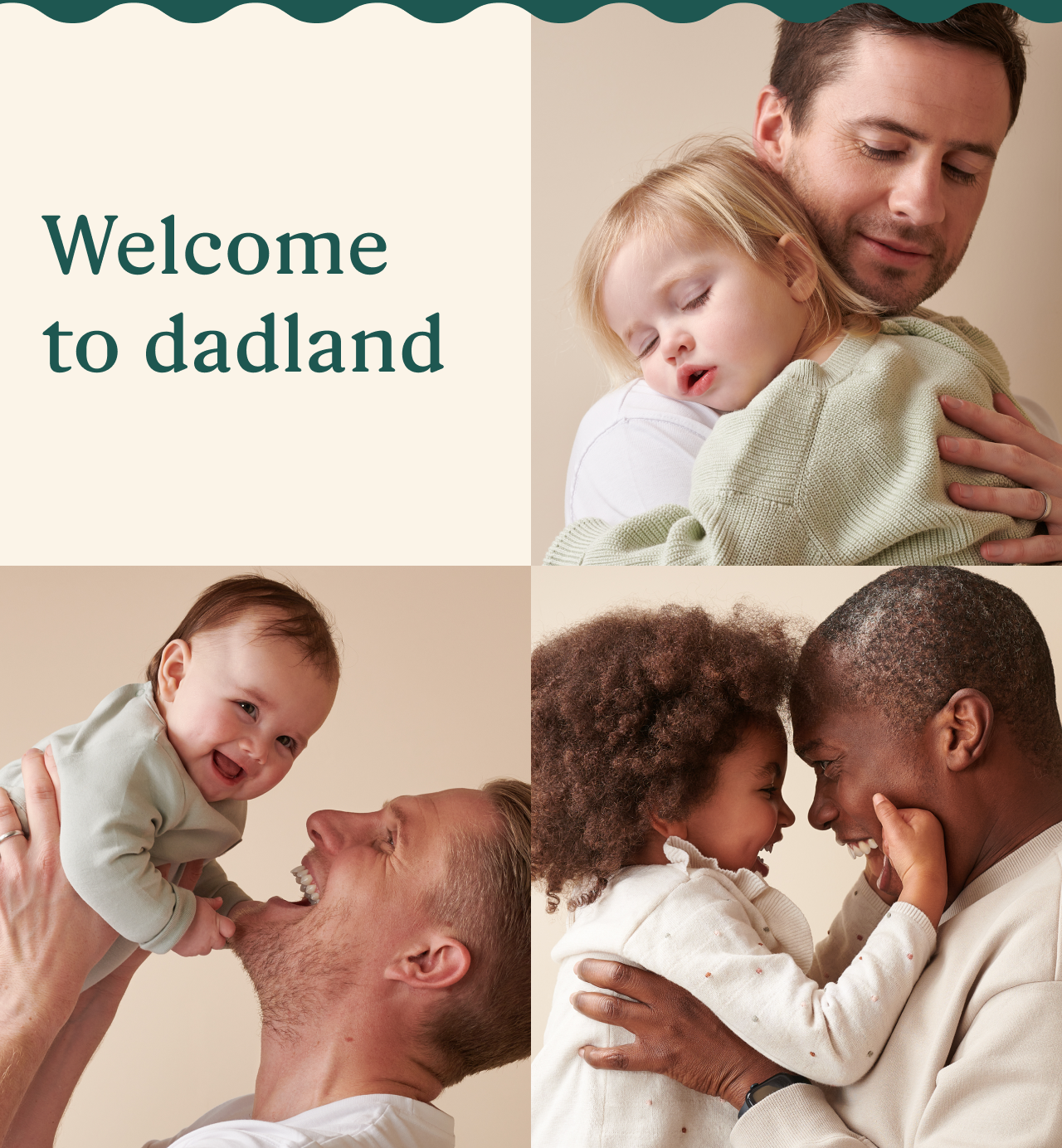 Welcome to dadland — personalised Father's Day books for every stage of fatherhood