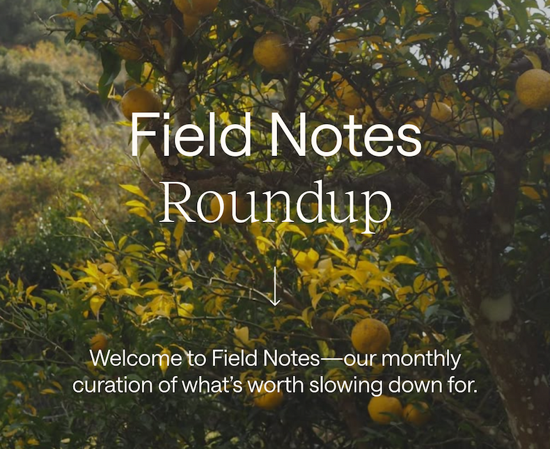 Field Notes Roundup
