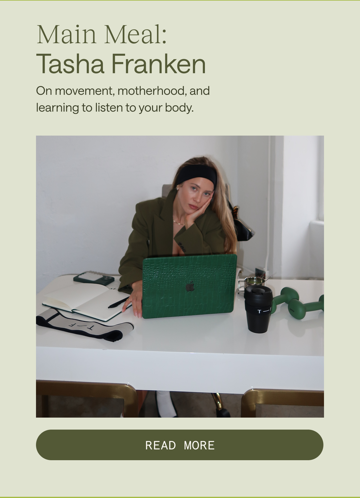 Main Meal: Tasha Franken