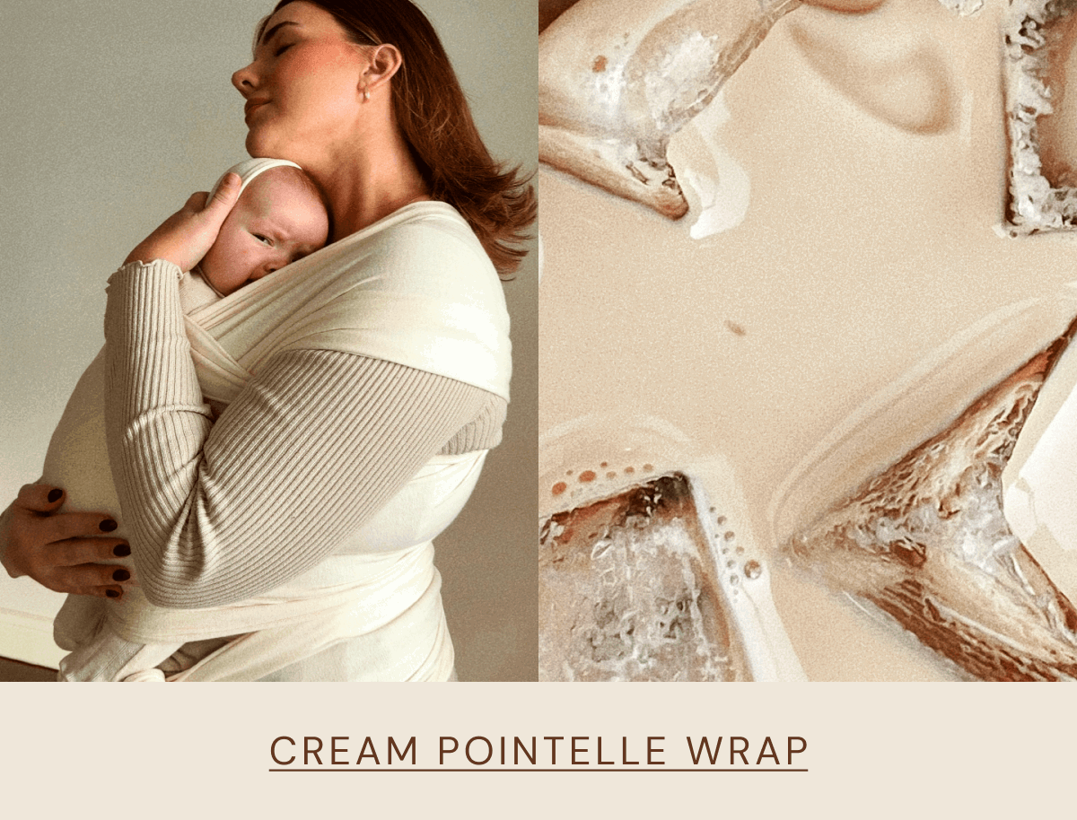 CREAM POINTELLE WRAP
