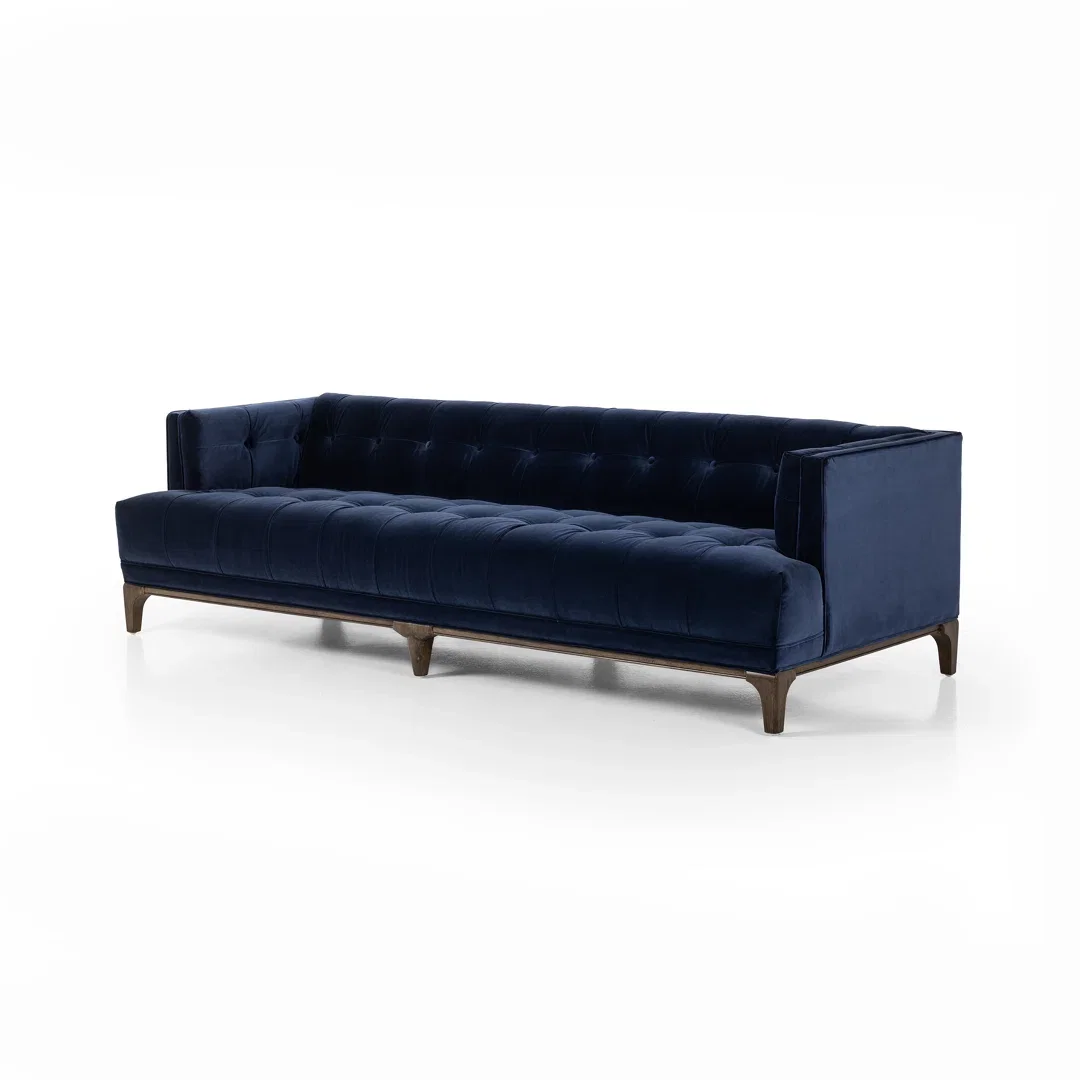 Bari 91'' Tufted Tuxedo Sofa