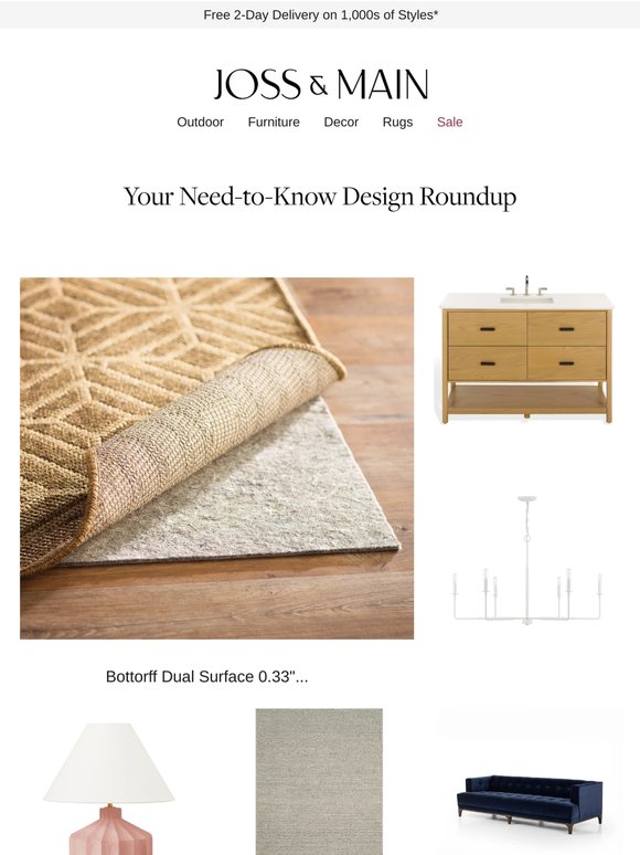 FOUND: the Bottorff Rug Pad your space is missing