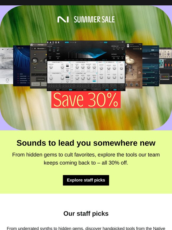 Staff picks: 30% off creative favorites