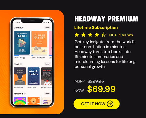 Headway Premium: Lifetime Subscription