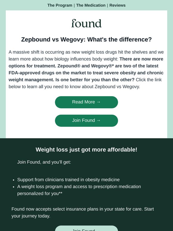 Zepbound vs Wegovy: What's the difference?