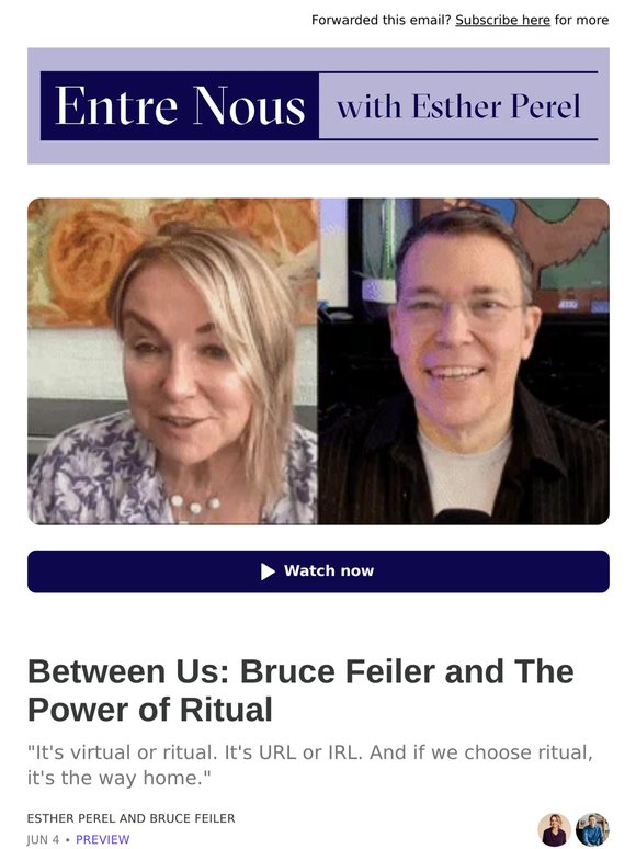 Between Us: Bruce Feiler and The Power of Ritual