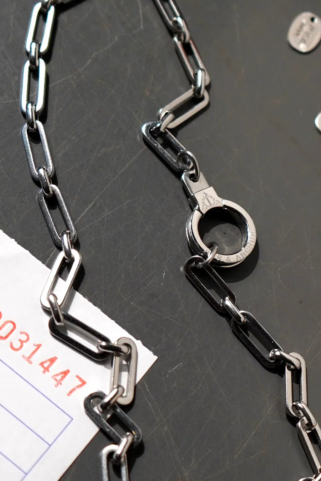 Image of holding it all together chain cuff keeper necklace