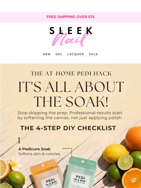 Step up your pedicure with this salon hack 👣