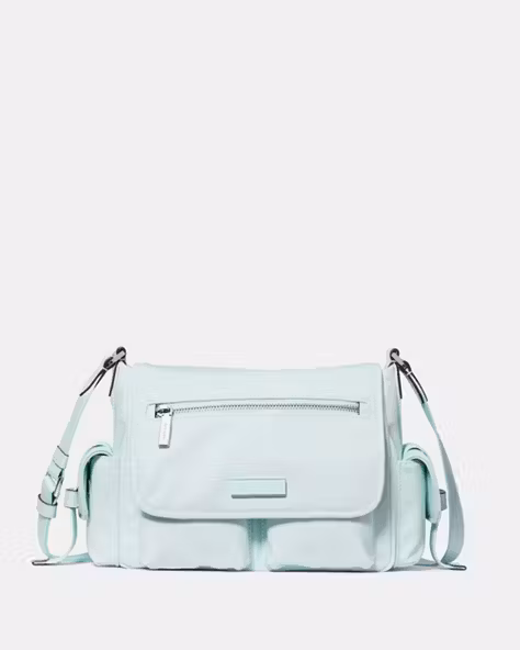 Carter Nylon Messenger Cargo Crossbody Bag