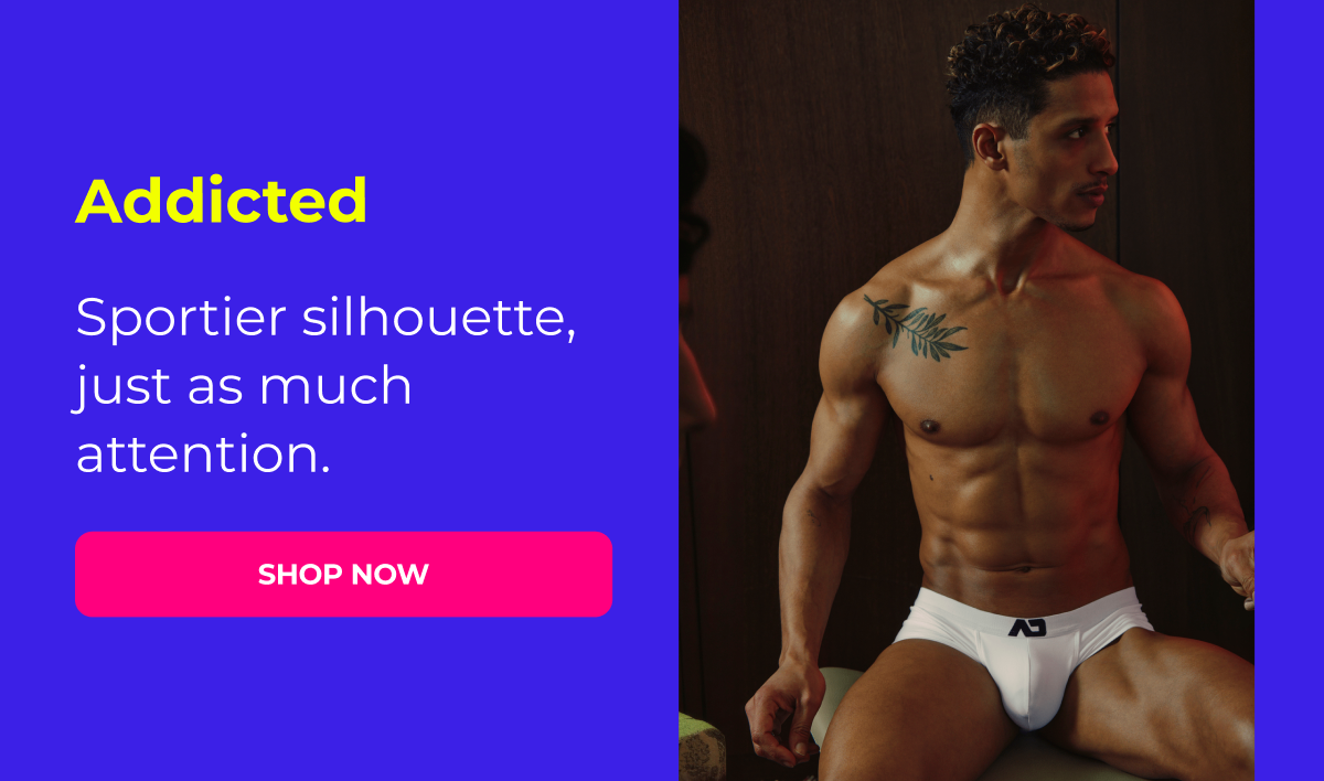 ✦ Square-Cut Trunks — Sportier silhouette, just as much attention. CTA: Shop Now