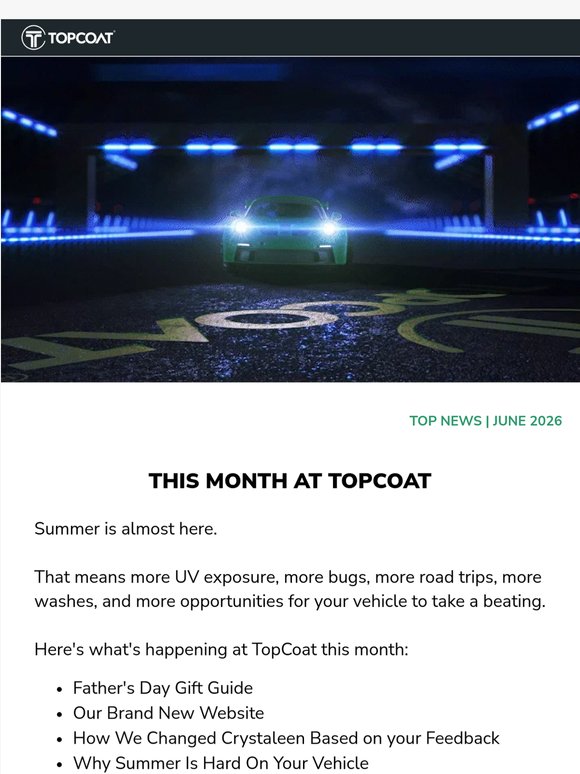 Our TopNews at TopCoat: A Brand New Website & More