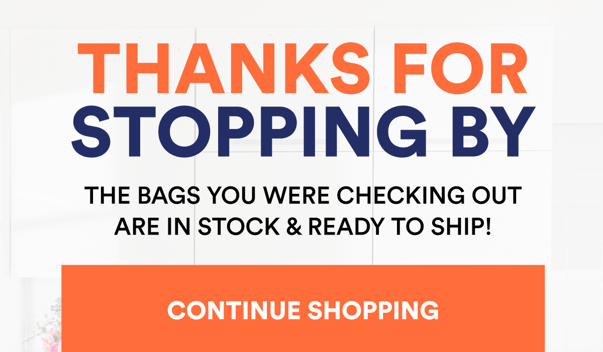 THANKS FOR STOPPING BY
