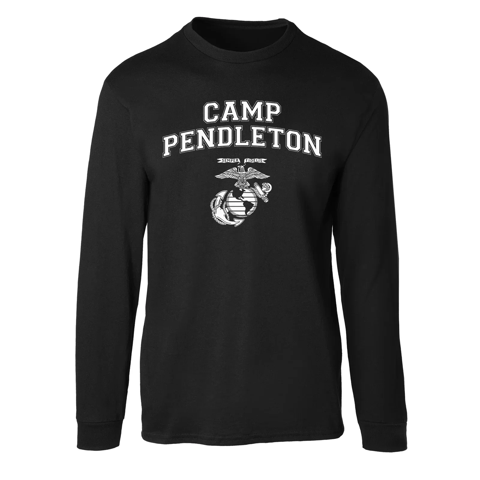 Image of Marine Corps Base Collegiate EGA Long Sleeve T-Shirt