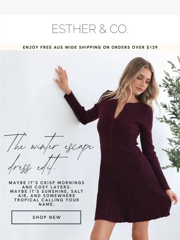 The winter dress edit is here ❄️