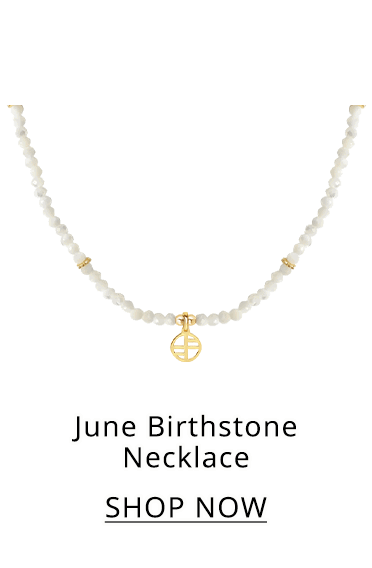 June Birthstone Necklace
