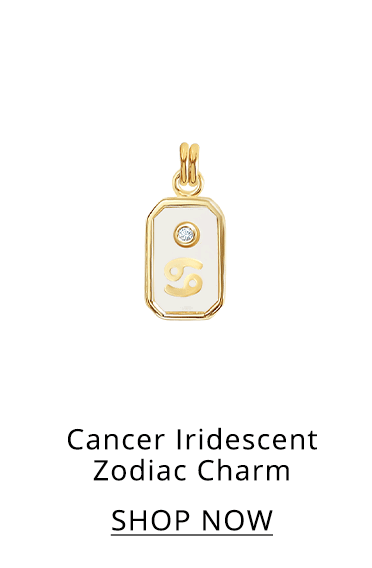 Cancer Iridescent Zodiac Charm