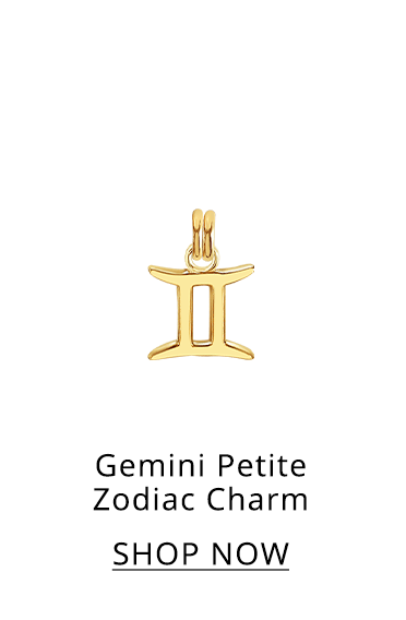 Gemini Petite Zodiac Charm