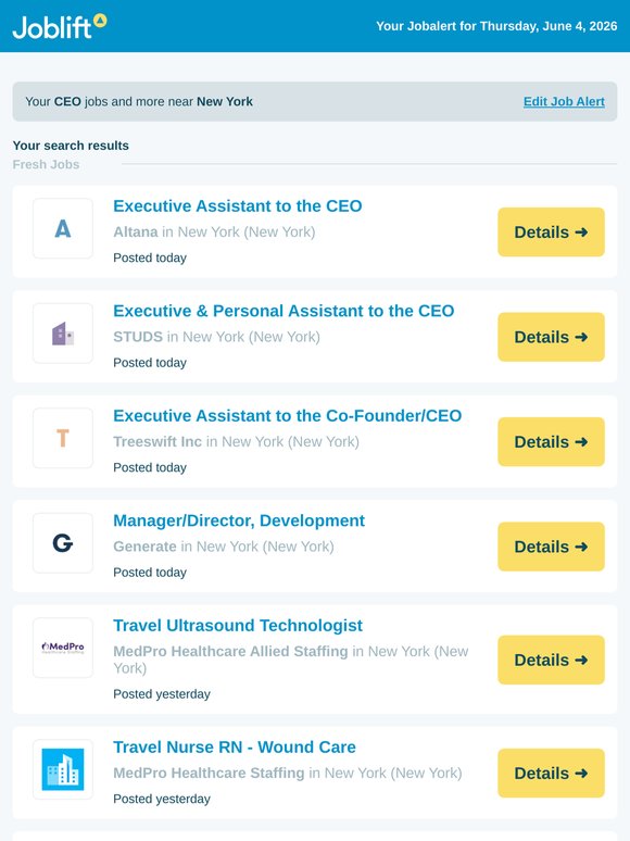 Altana is hiring Executive Assistant to the CEO in New York