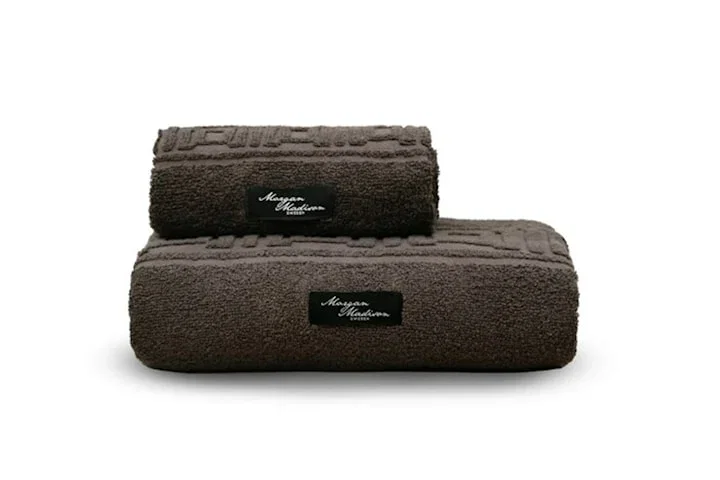Morgan Madison Handdukar Chocolate 40×60 och 70×130, 2-pack